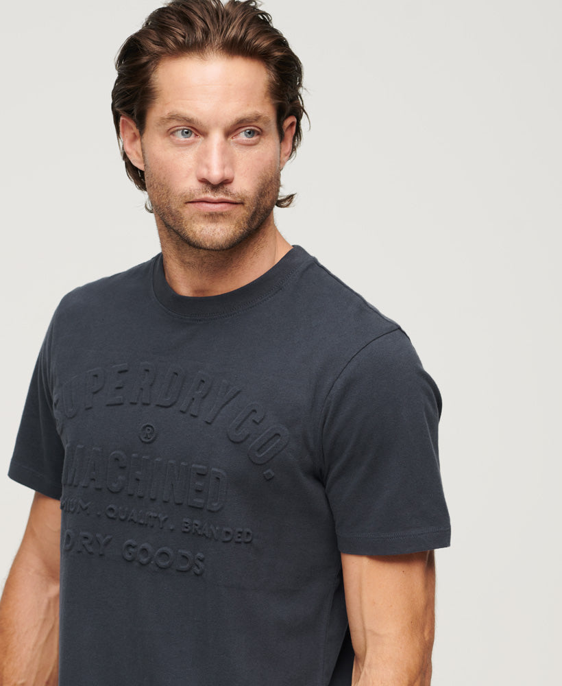 Embossed Workwear Graphic T-Shirt | French Navy – Superdry