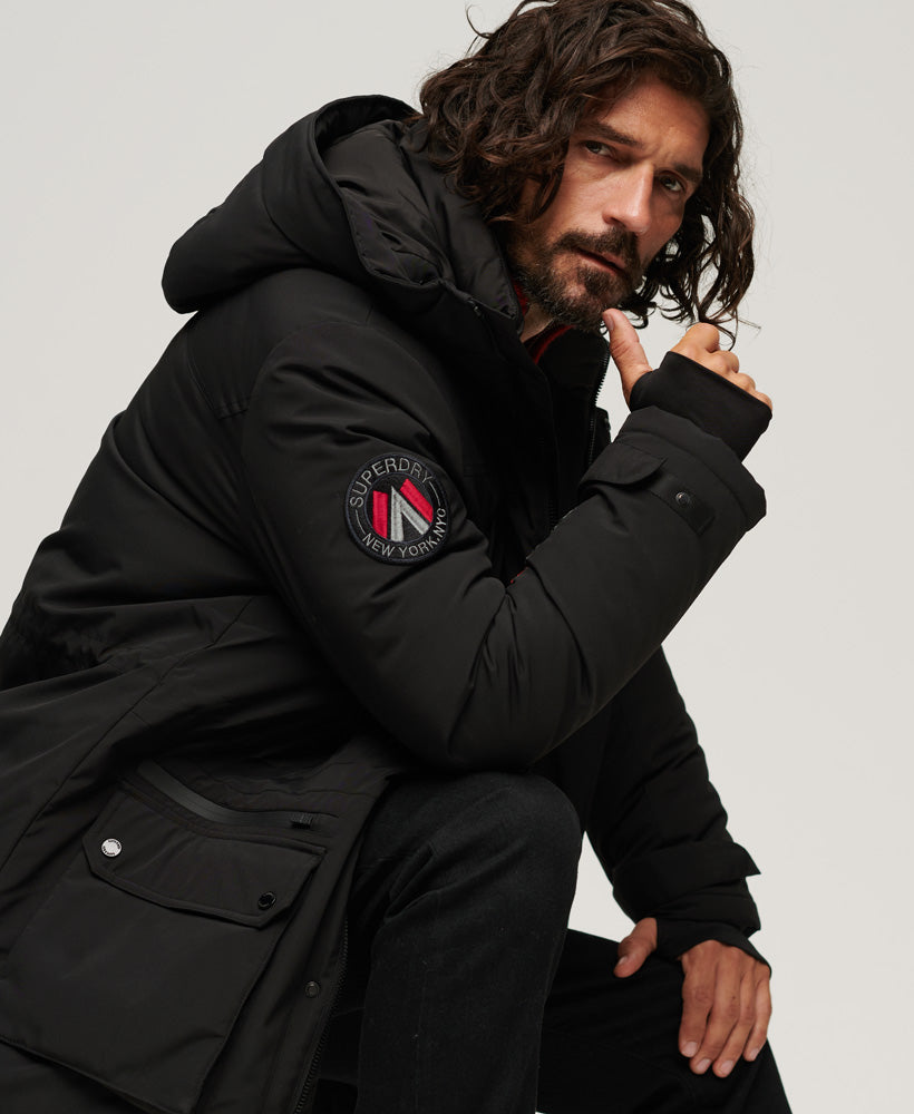 Mens parka coats superdry best sale