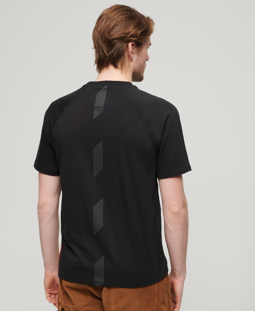 Sport Tech Logo Relaxed T-Shirt | Black