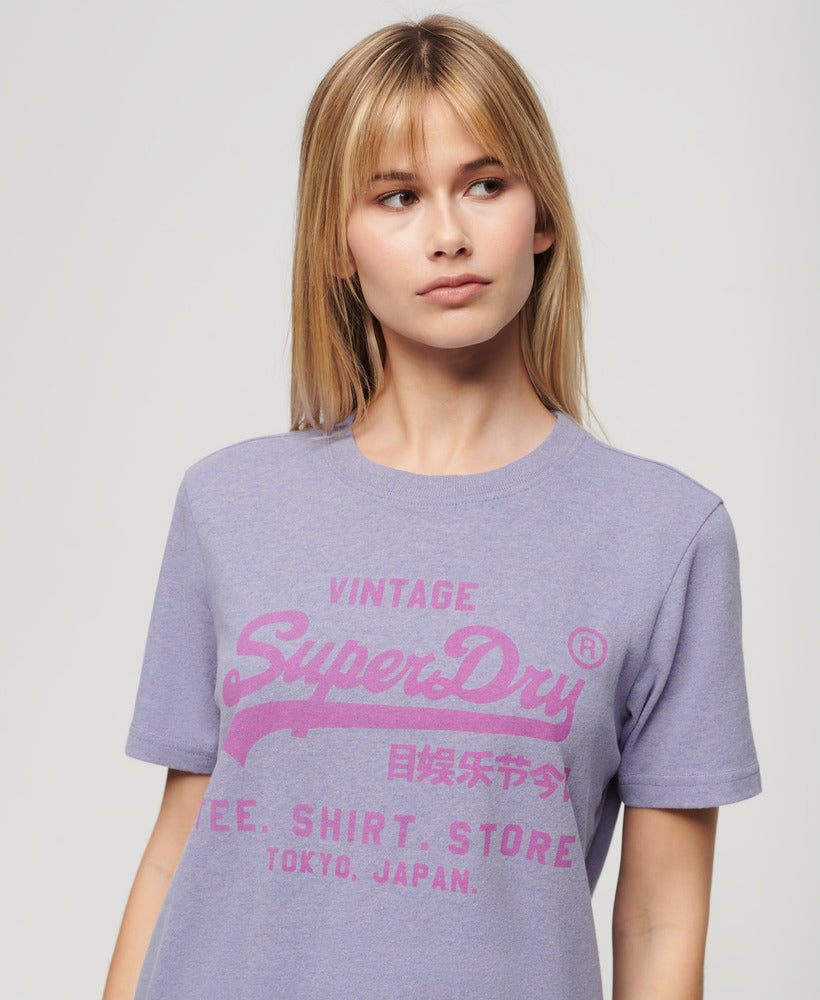 Vintage Logo Heritage Relaxed T-Shirt | Violet Marle