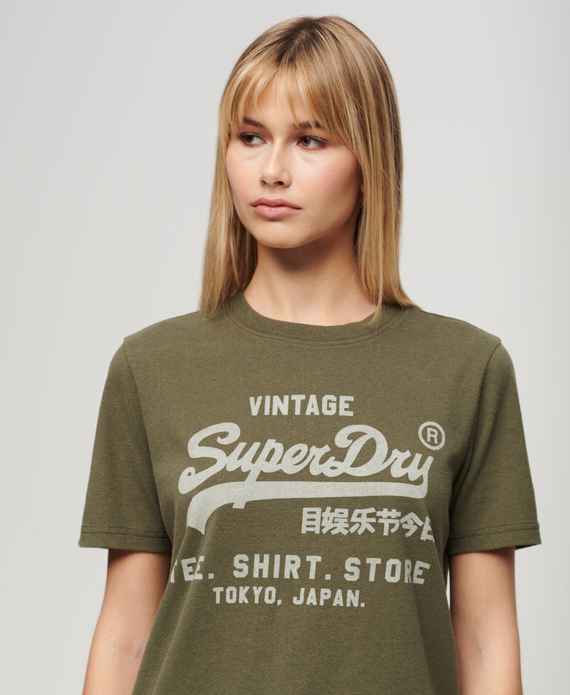 Vintage Logo Heritage Relaxed T-Shirt | Khaki Marle