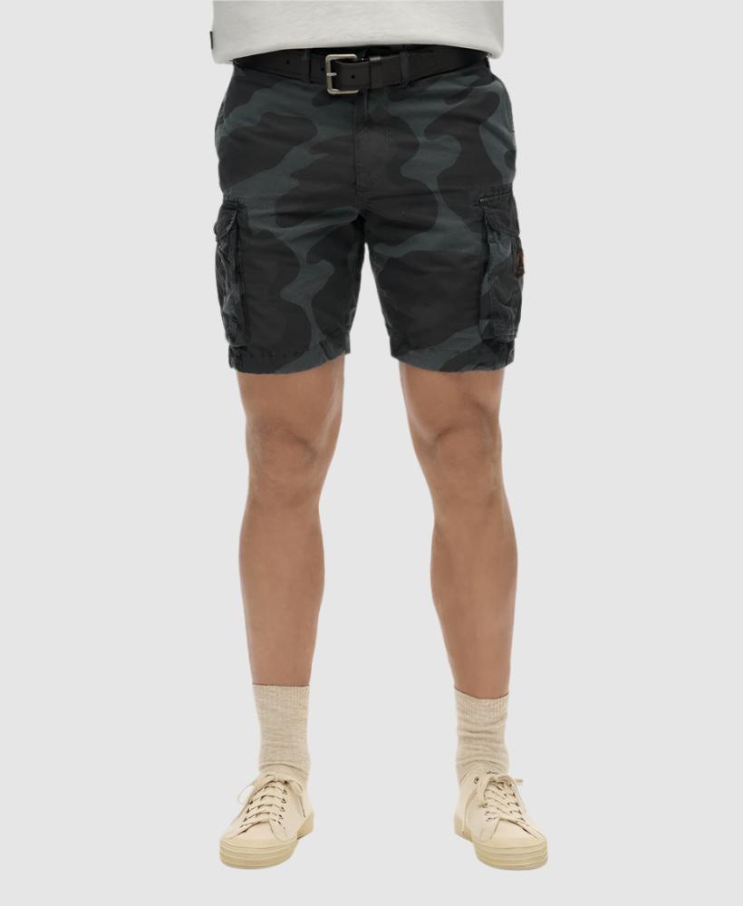 Parachute Light Shorts | Telo Black Camo