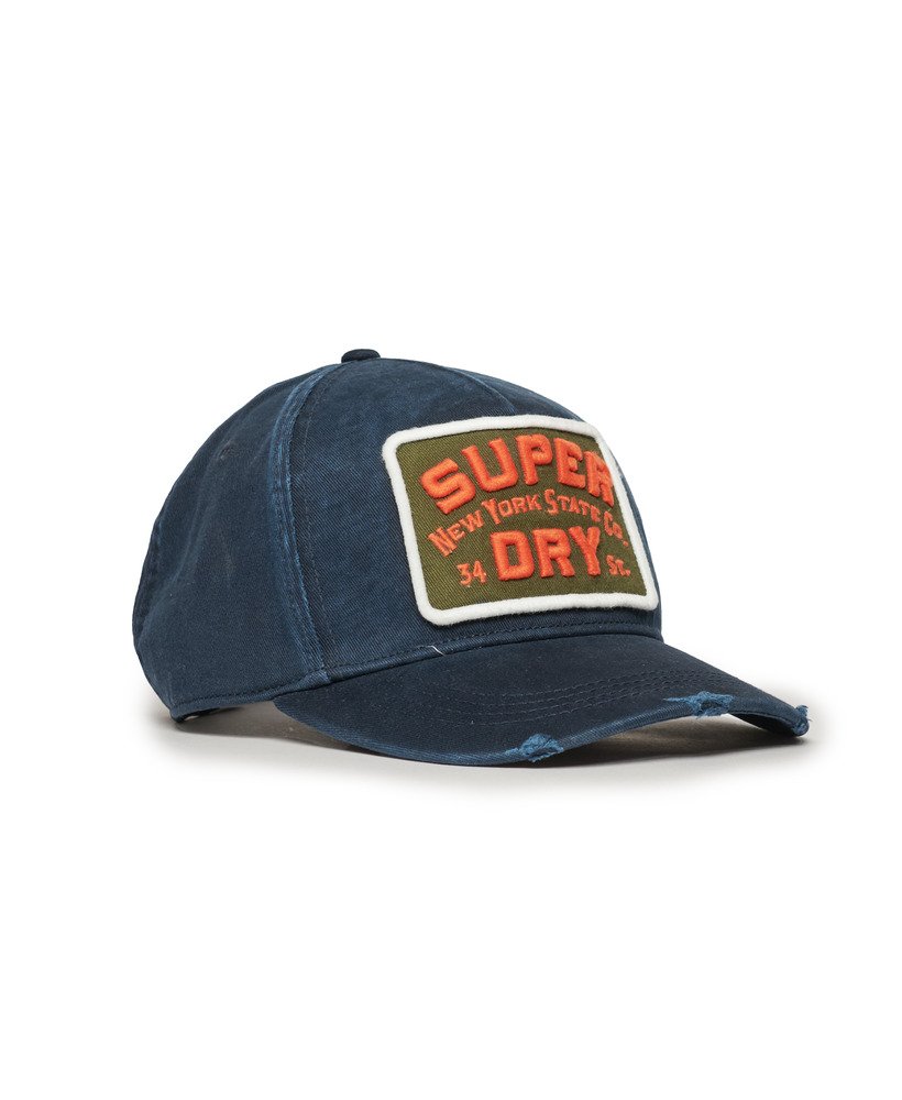 Graphic Trucker Cap | Navy