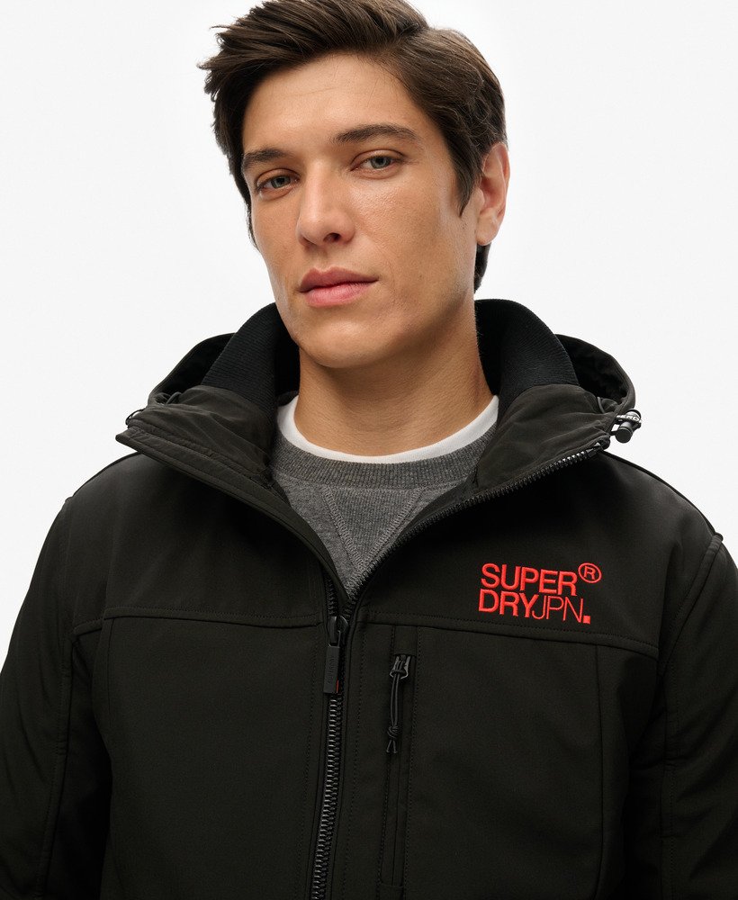 Hooded Softshell Tech Trekker-Flex Navy