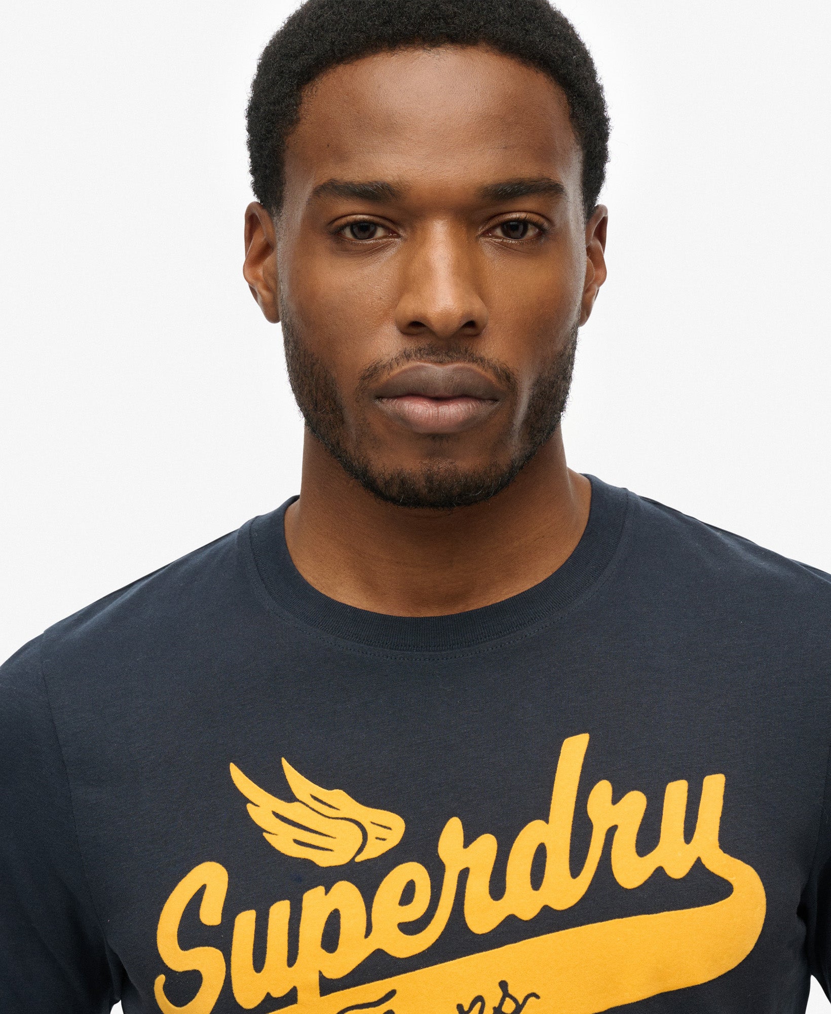 Flyers Script Tee | Eclipse Navy – Superdry