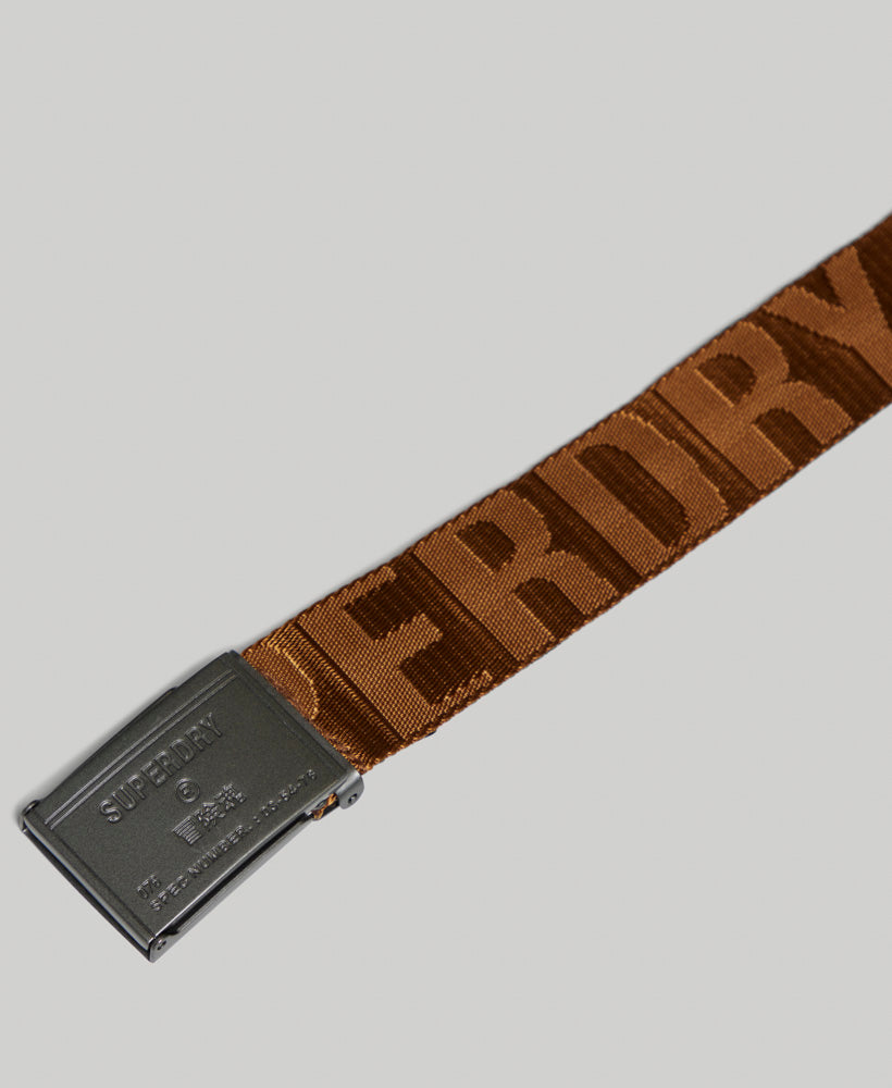 Vintage Webbing Belt | Desert Co Tobacco Brown