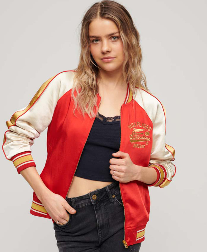 Year of the Dragon Suikajan Jacket | Flare Red – Superdry