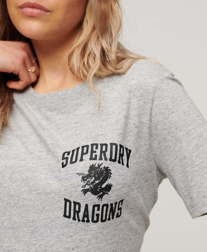 Year of the Dragon Graphic Tee | Athletic Grey Marle