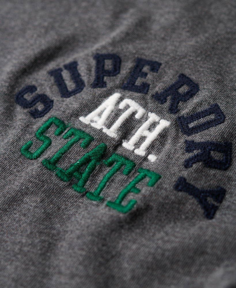 Embroidered Superstate Athletic Logo T-Shirt | Rich Charcoal Marle