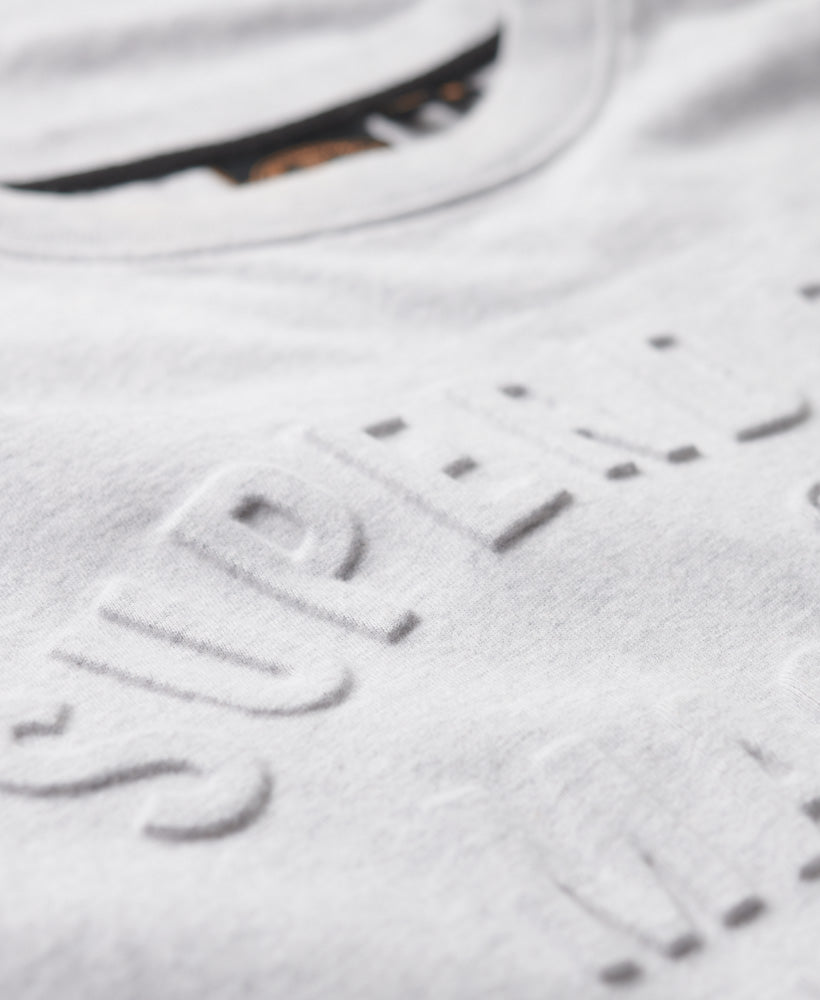Embossed Workwear Graphic T-Shirt | Glacier Grey Marle