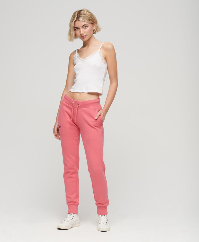 Essential Logo Slim Fit Joggers | Camping Pink