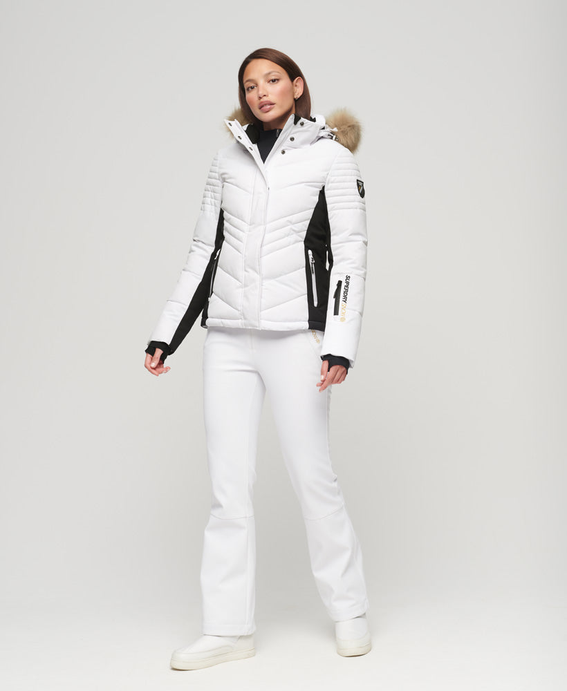 Ski Luxe Puffer Jacket | White