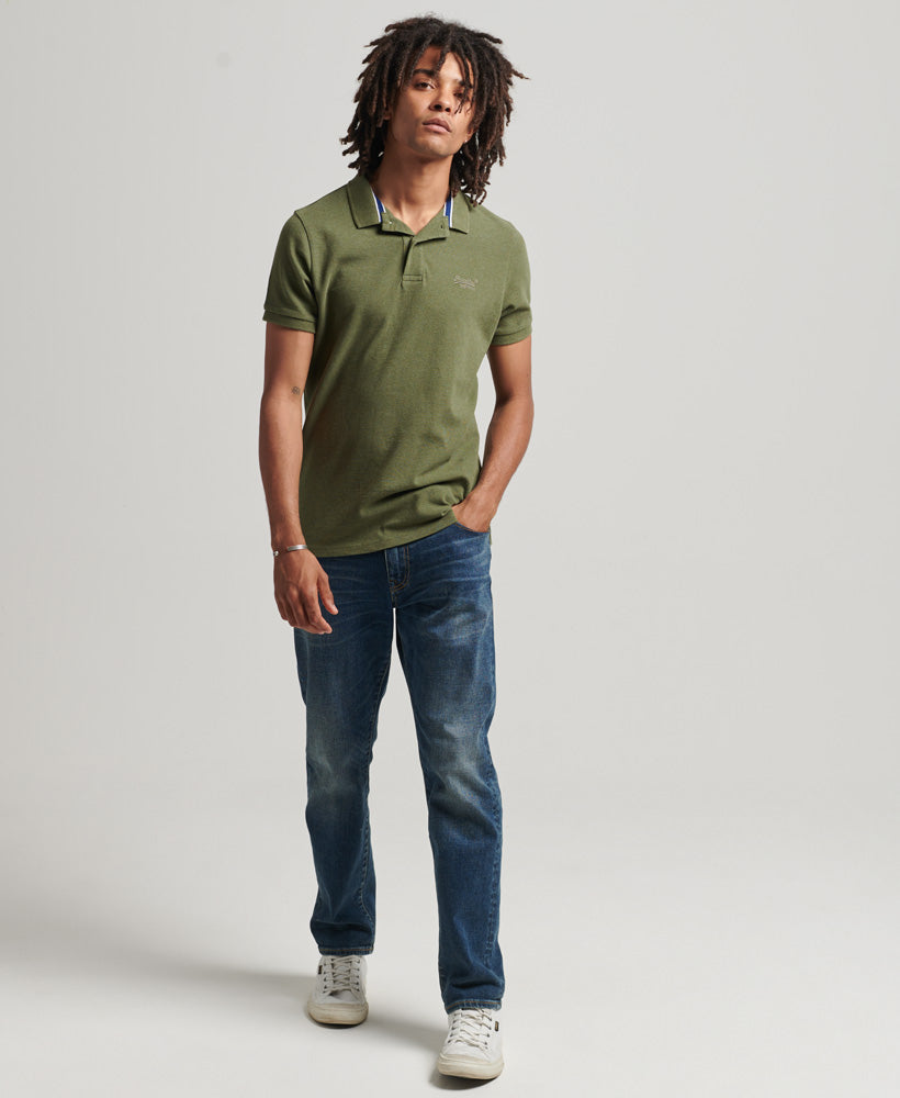 Olive Pique Marle Thrift – | Classic Polo Superdry