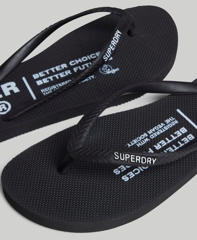 Studios Recycled Flip Flops | Black – Superdry