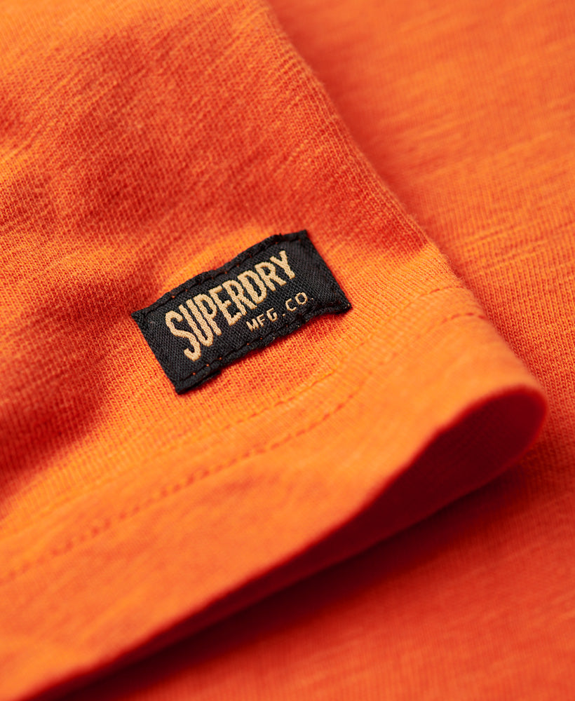Workwear Scripted Graphic T-Shirt | Denim Co Rust Orange Slub
