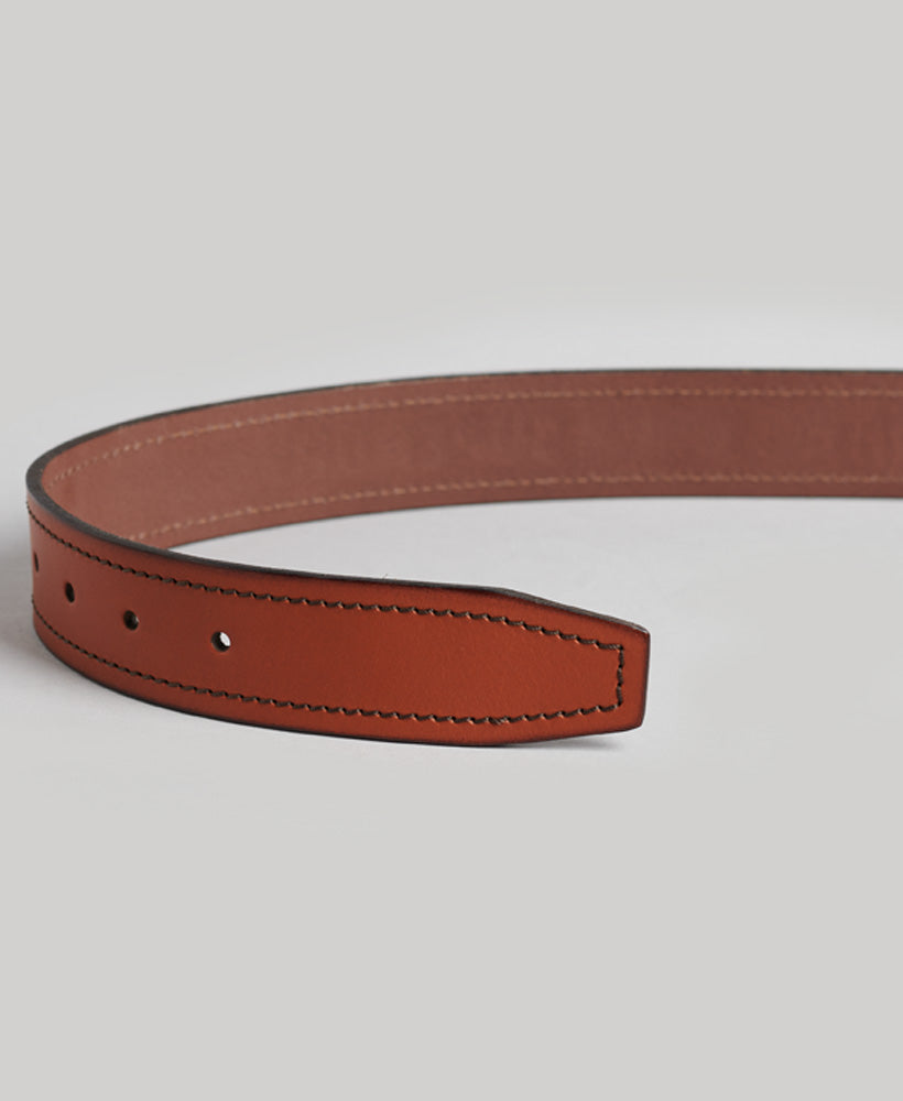 Vintage Branded Belt | Tan