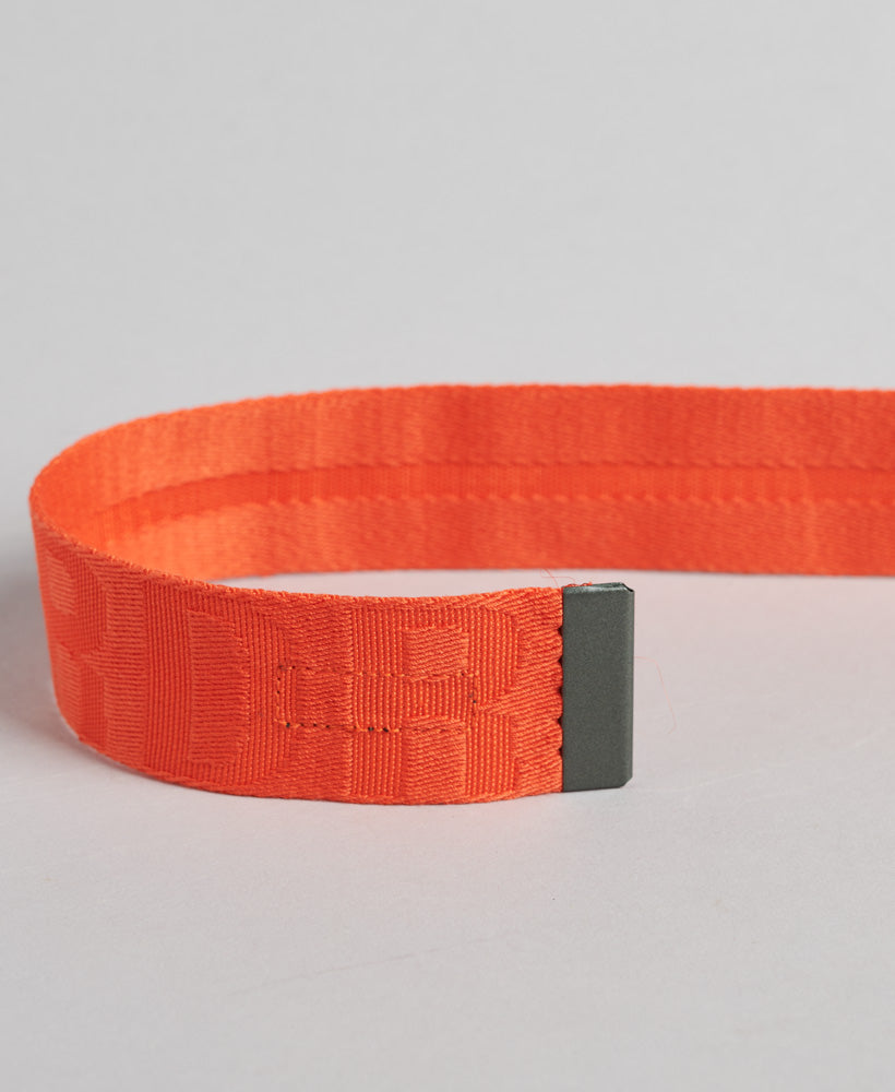 Vintage Webbing Belt | Bold Orange