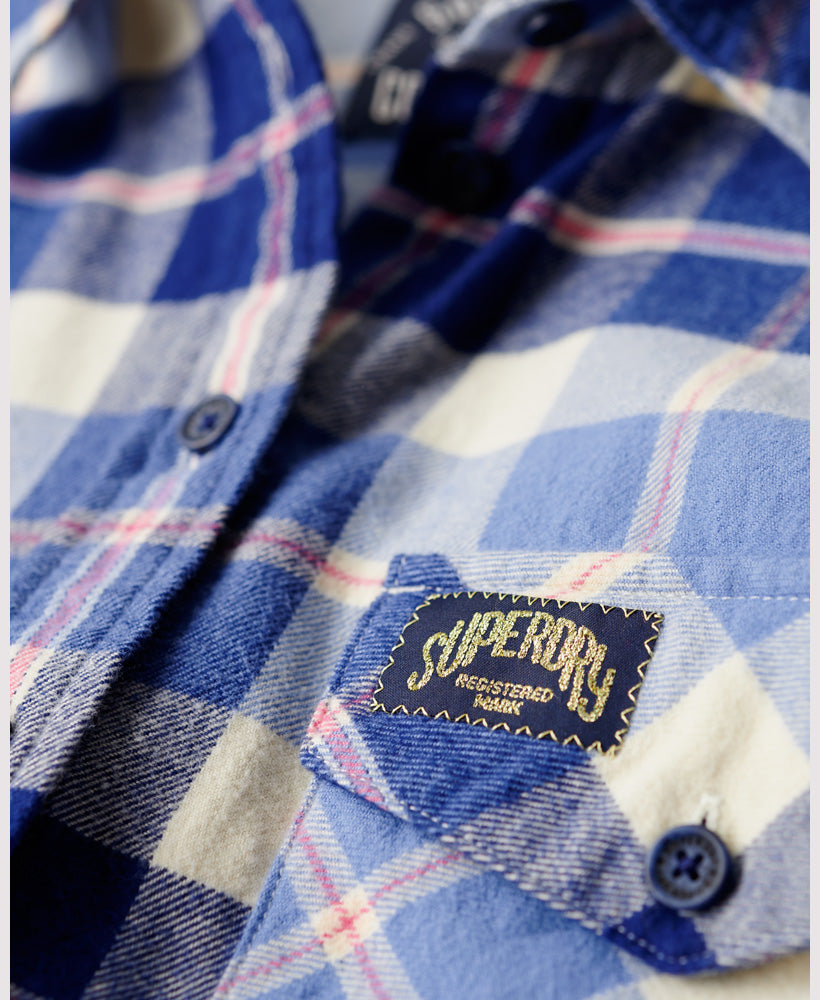 Lumberjack Check Flannel Shirt | Classic Blue Check