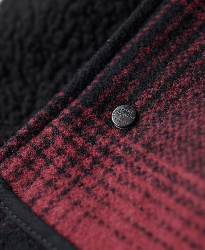 The Merchant Store - Wool Chore Coat | Merchant Rhubarb Red Check ...