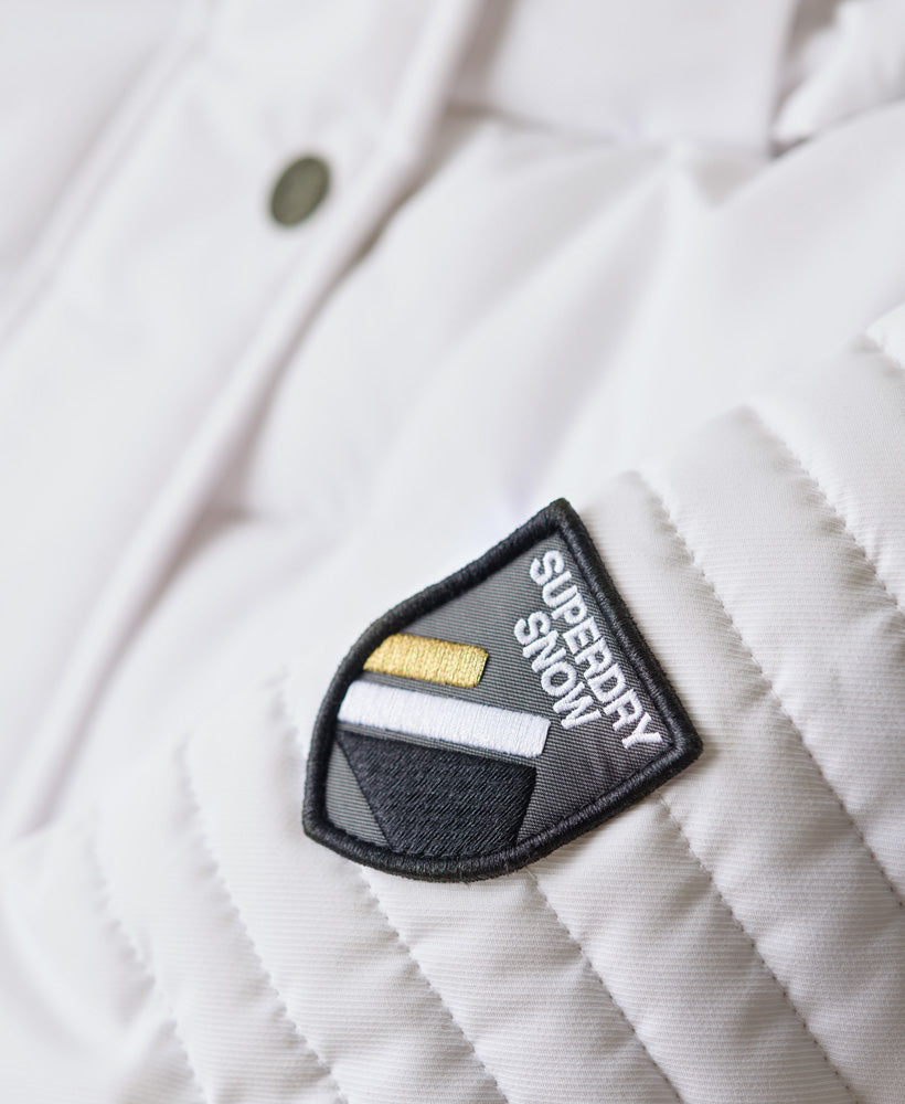 Ski Luxe Puffer Jacket | White