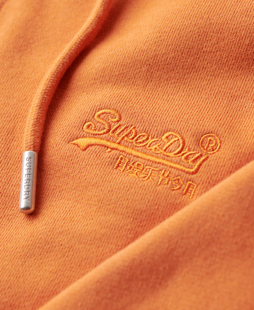Essential Logo Zip Hoodie | Mojave Orange