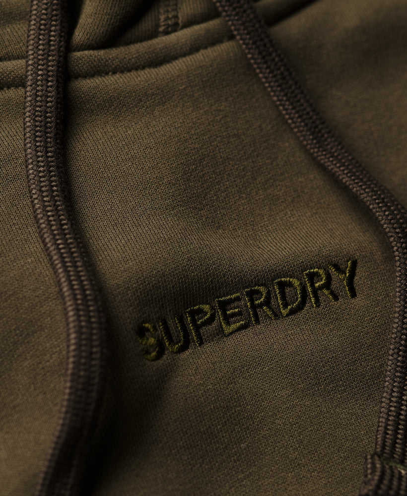 Micro Logo Graphic Loose Hood | Army Khaki