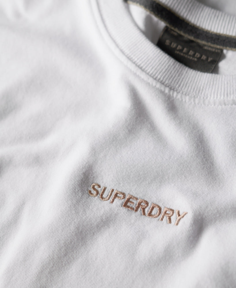 Micro Logo Graphic Loose Tee | Brilliant White