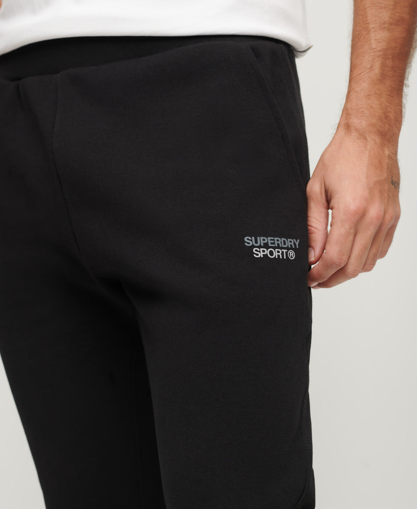 Sport Tech Tapered Joggers | Black