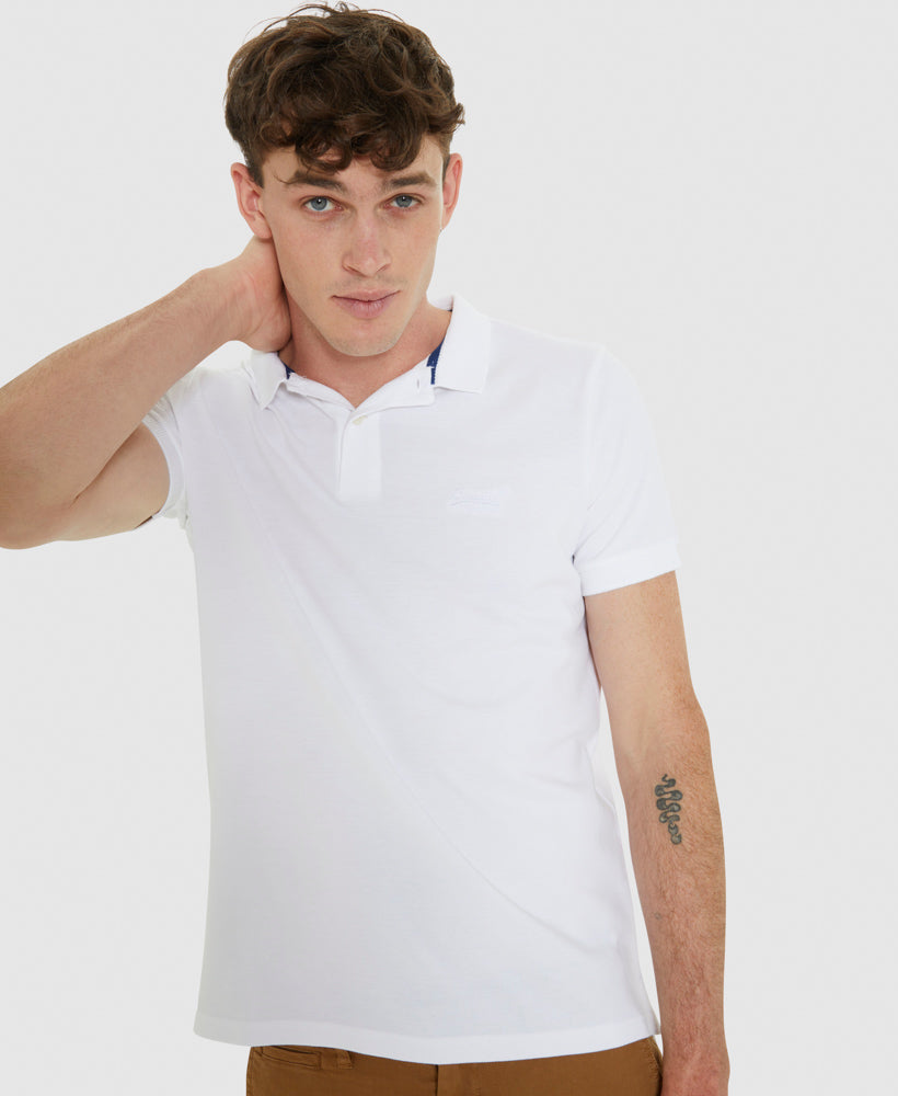 Organic Cotton Classic Pique Polo Shirt | Optic – Superdry