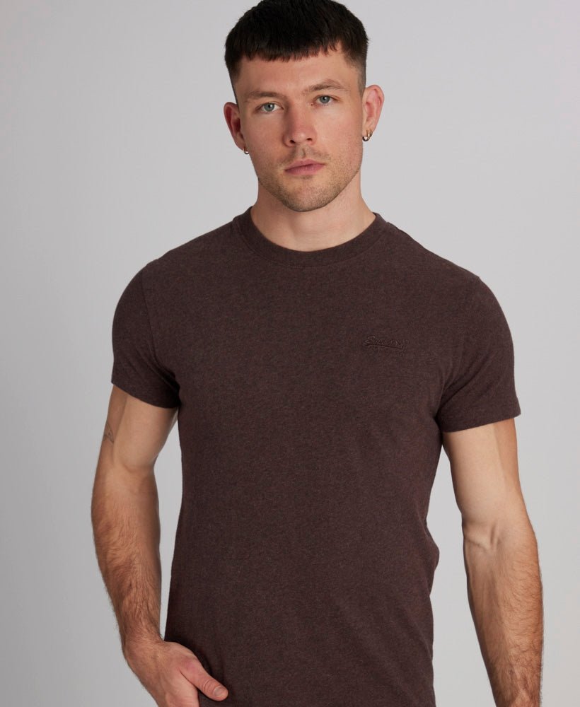 Essential T Shirt | Rich Brown Marle