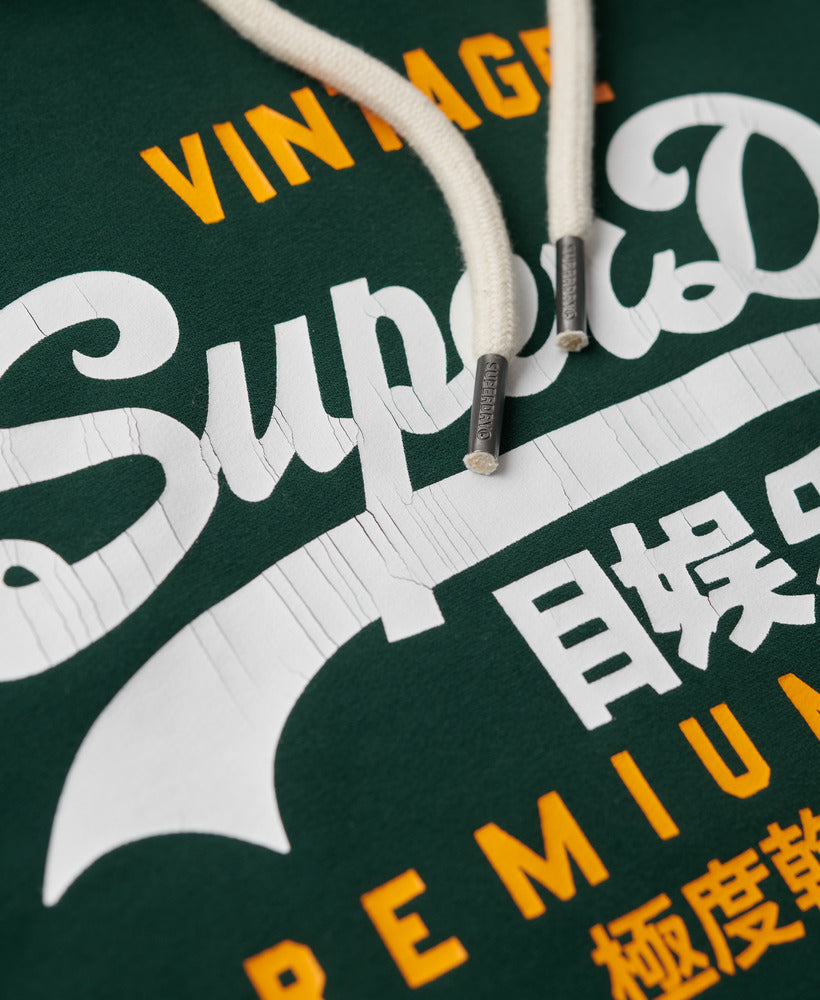 Vintage Logo Duo Hoodie | Enamel Green