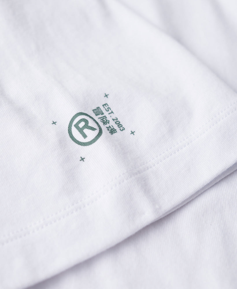 Utility Sport Logo Loose Fit T-Shirt | Brilliant White