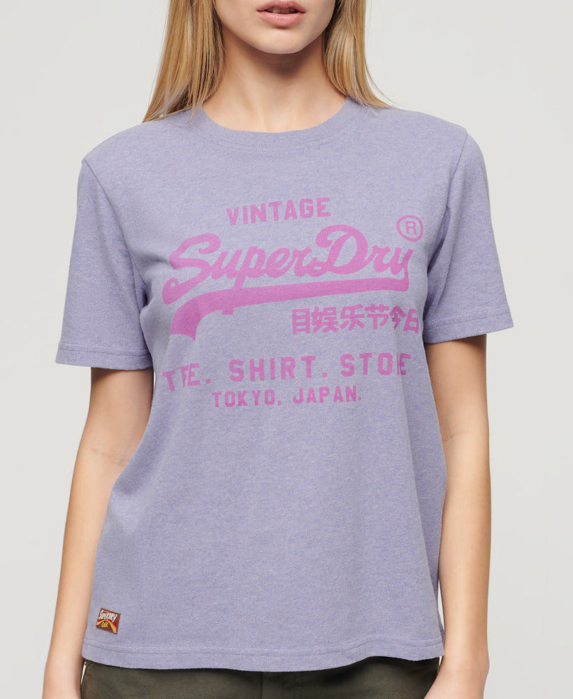 Vintage Logo Heritage Relaxed T-Shirt | Violet Marle