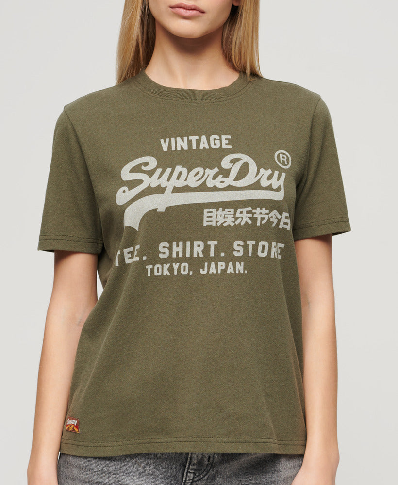 Vintage Logo Heritage Relaxed T-Shirt | Khaki Marle