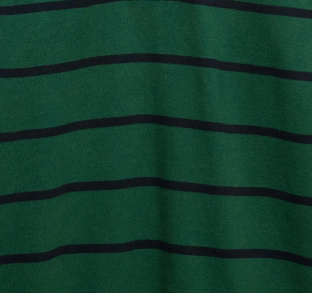 Hunter green stripe