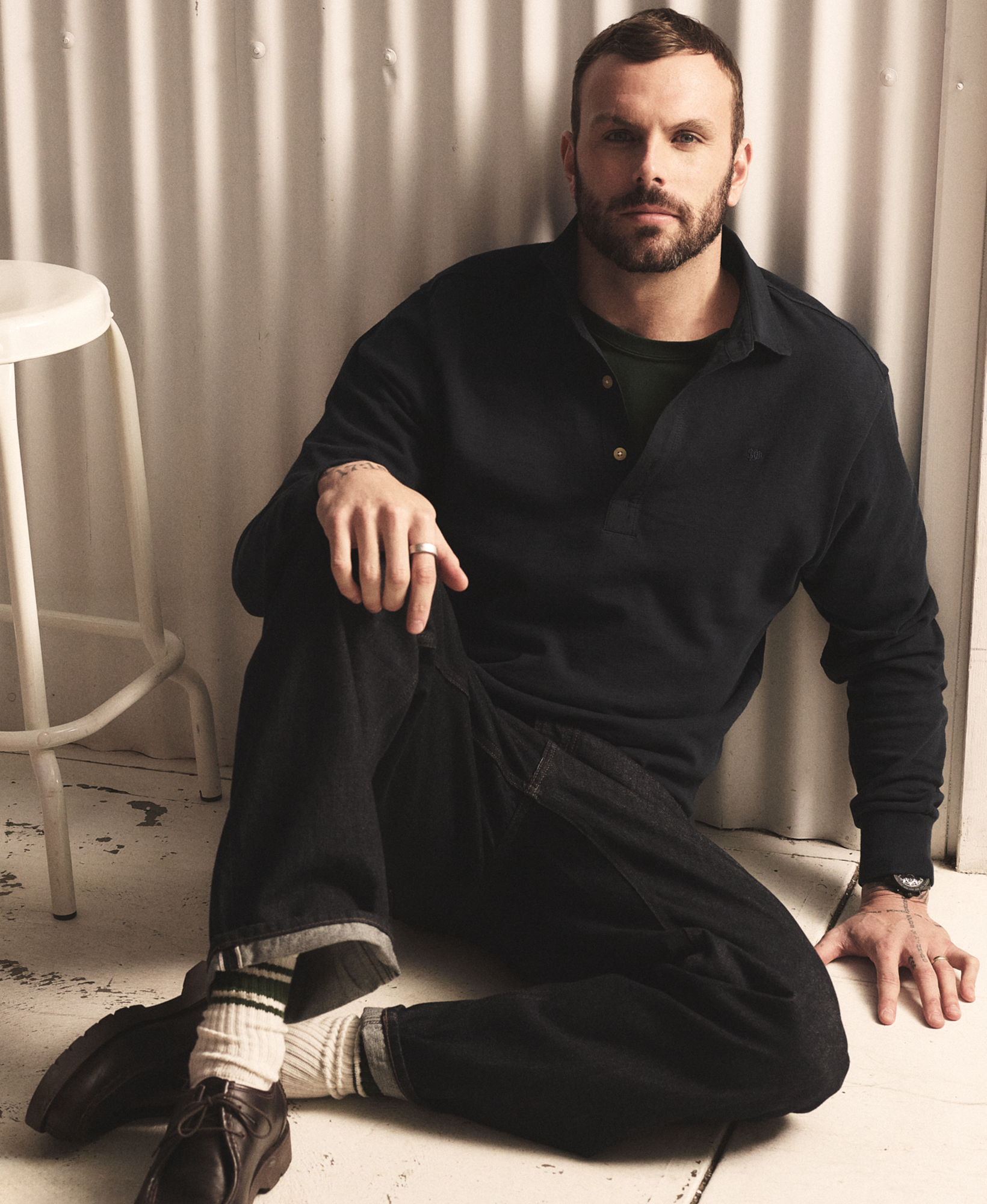 Classic Rugby Top | Deep Navy