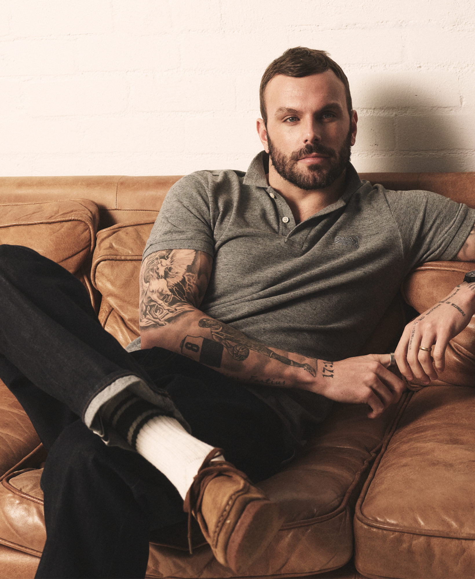 Classic Pique Polo | Rich Charcoal Marle