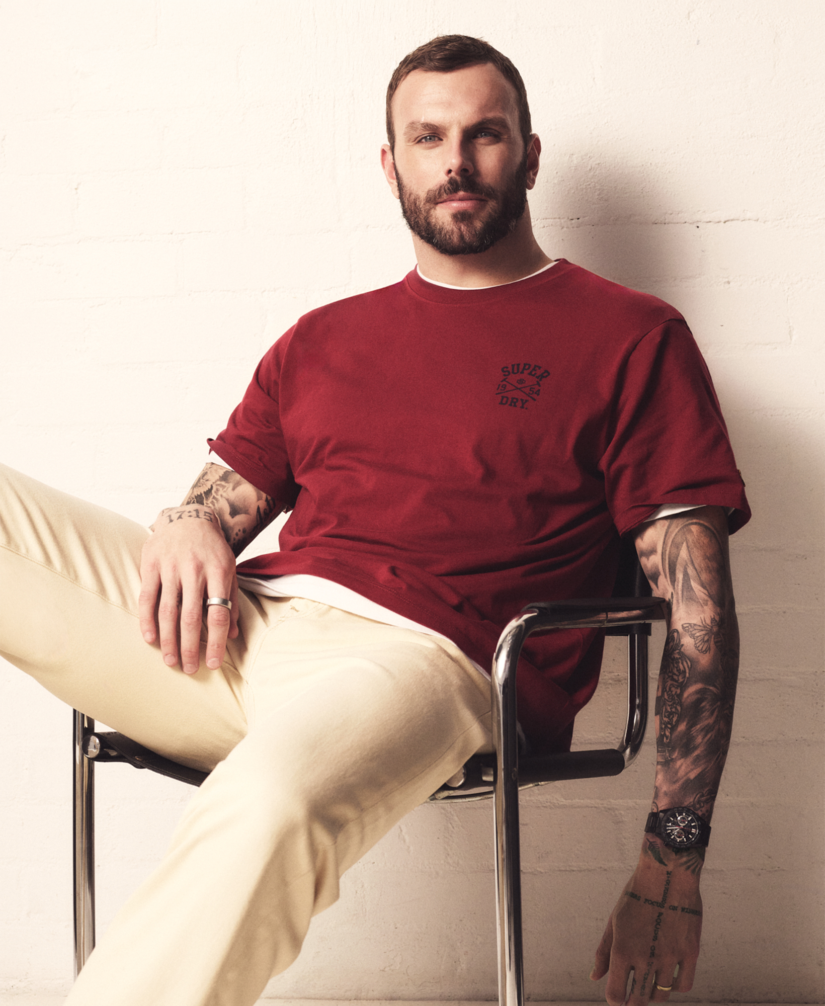 Athletic Club Tee | Bordeaux Red