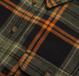 Black/green check