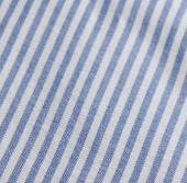 Azure blue stripe oxford