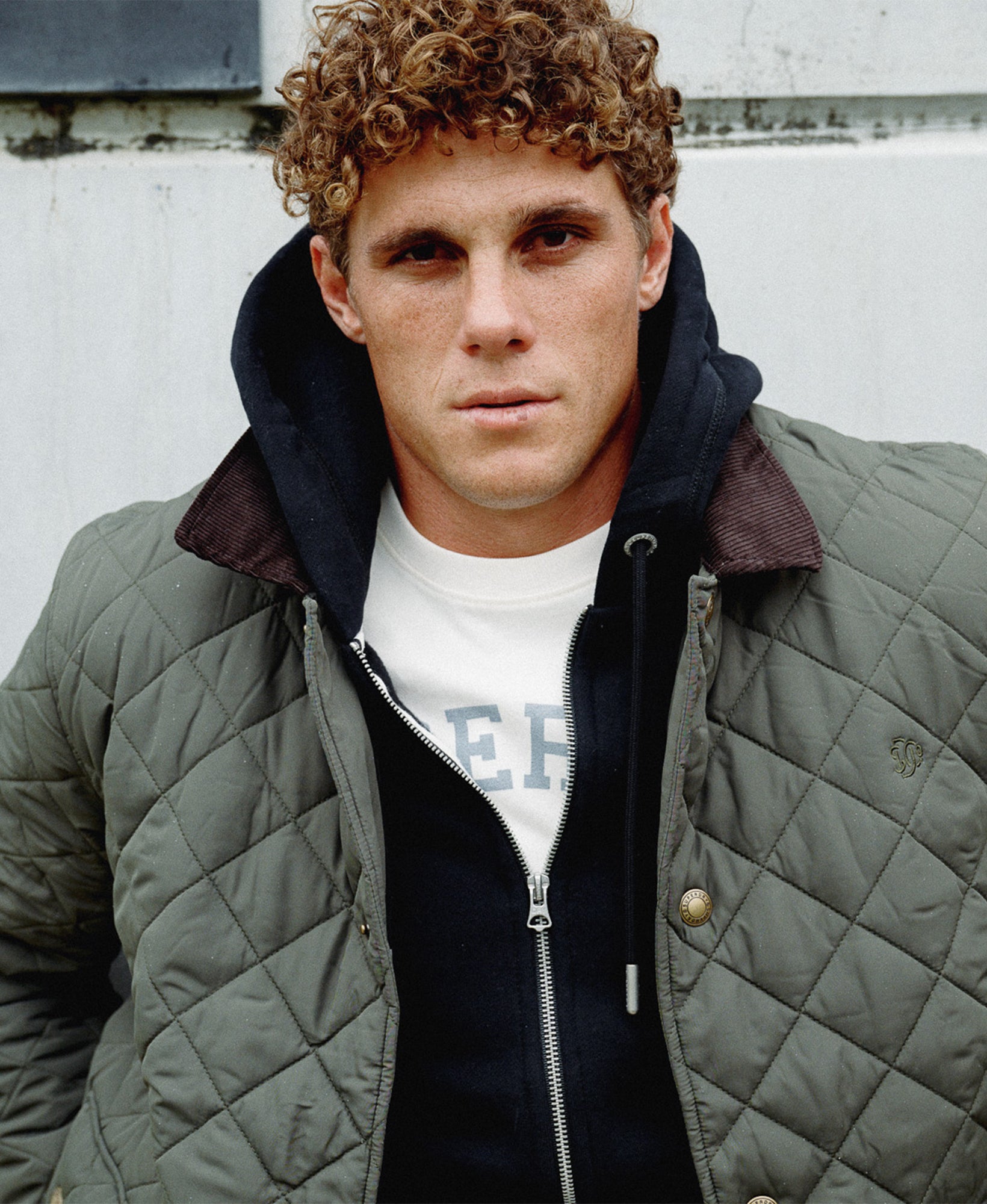 Quilted Estate Coach Jacket | Army Khaki