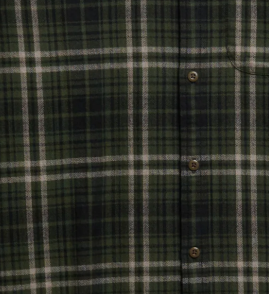 Frontier check olive green