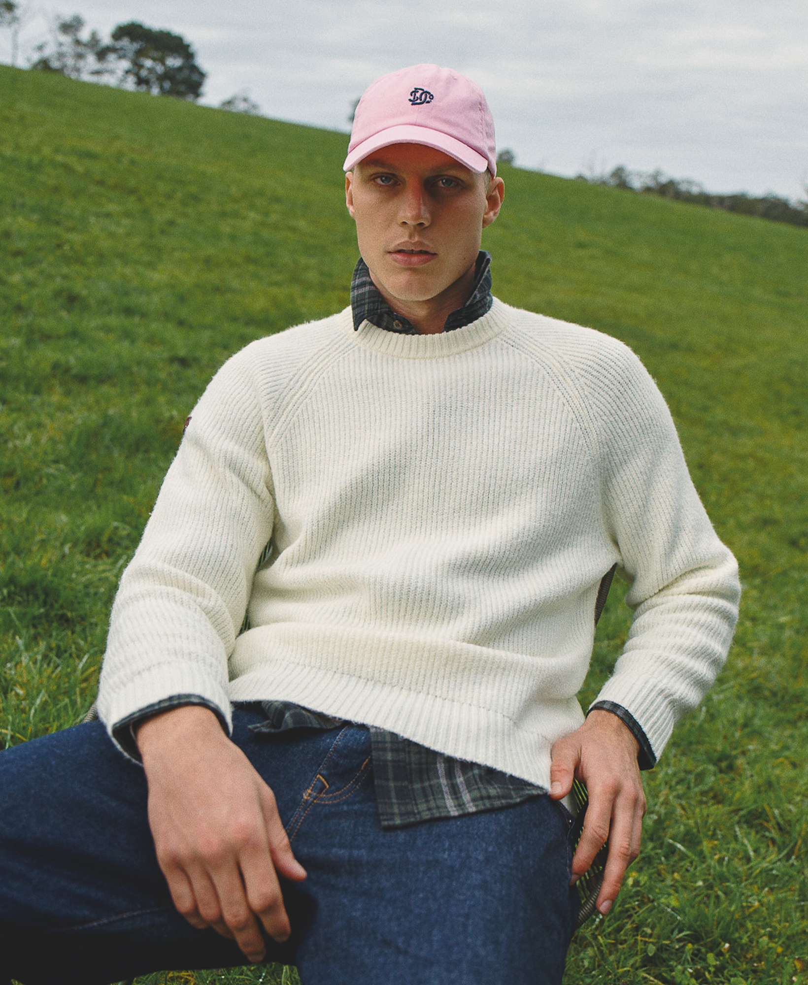 Chunky Raglan Jumper | Winter Cream