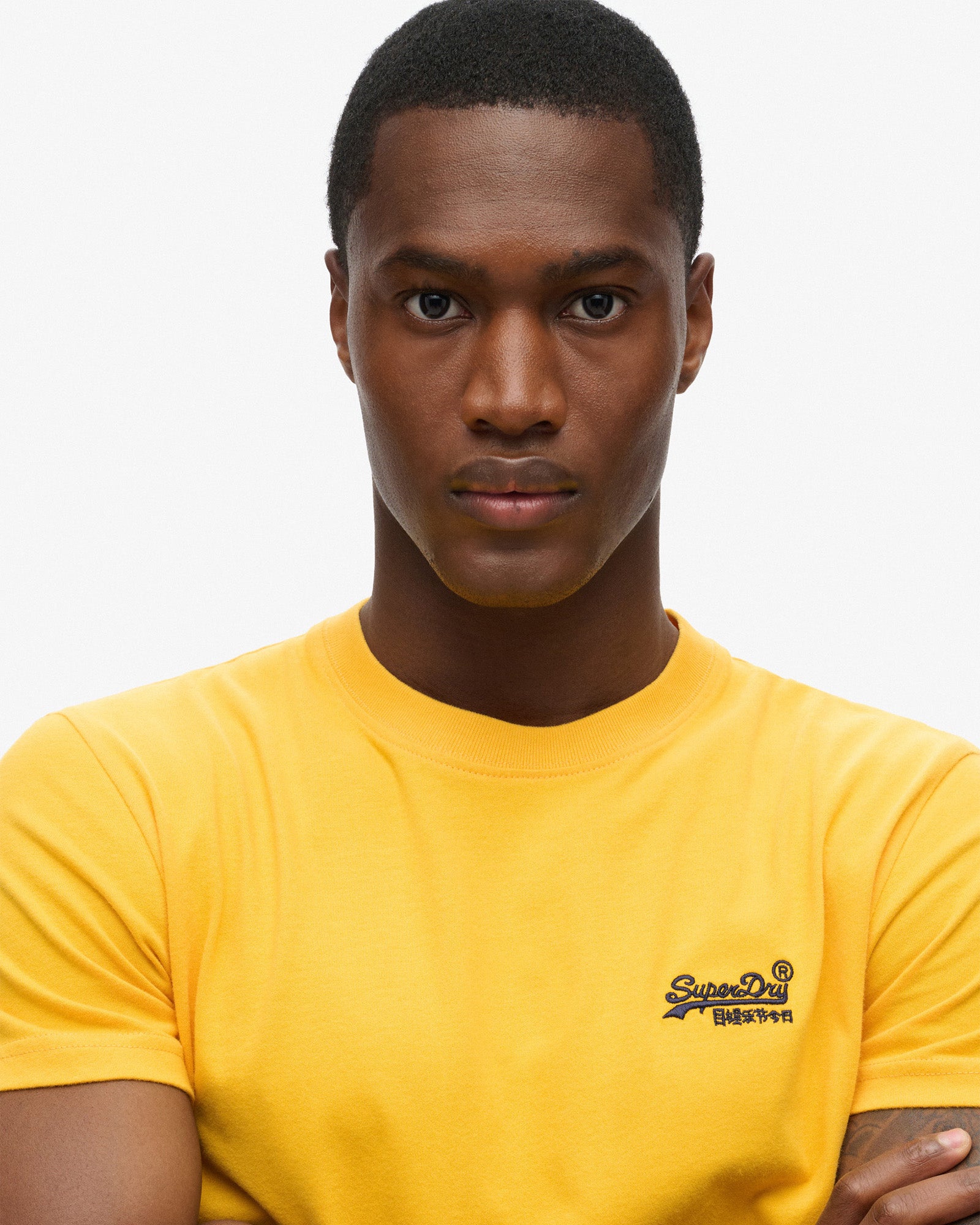 Essential Logo Embroidered Tee | Utah Gold