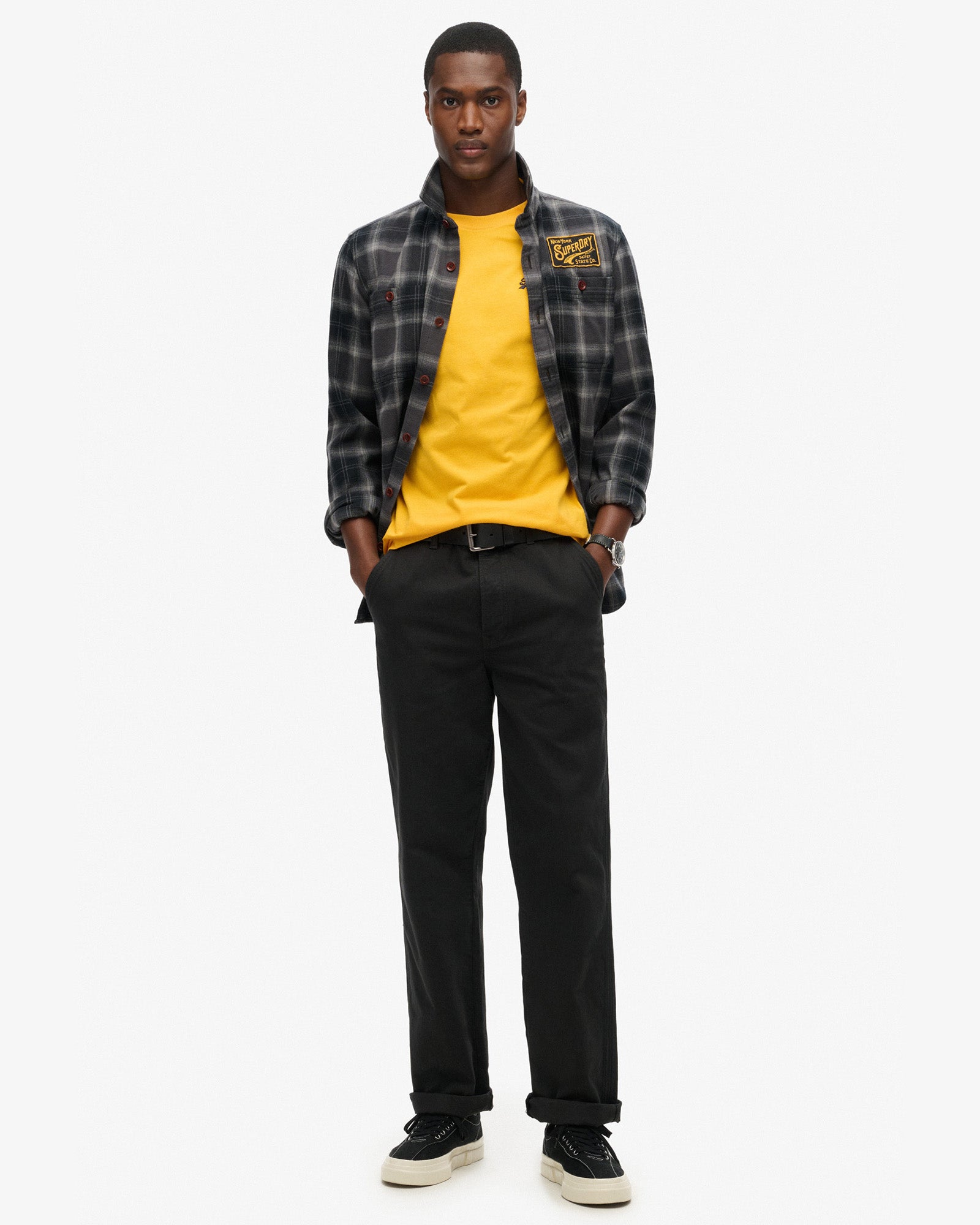 Essential Logo Embroidered Tee | Utah Gold