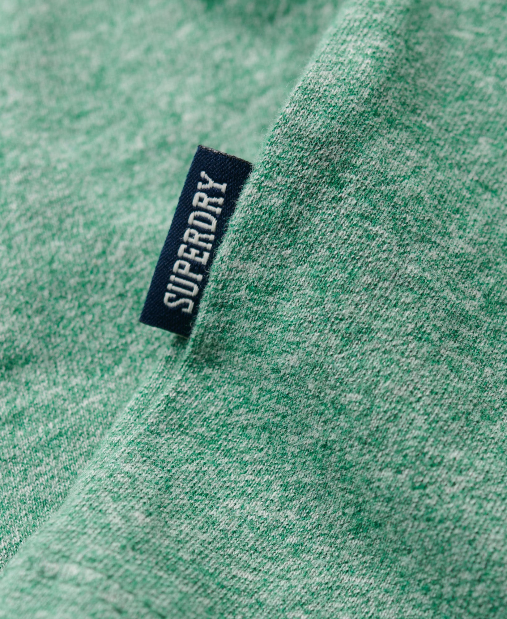 Essential Logo Embroidered Tee | Bright Green Grit