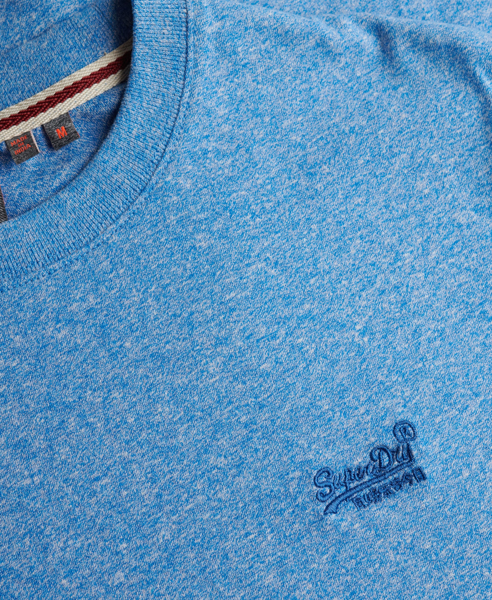 Essential Logo Embroidered Tee | Fresh Blue Grit