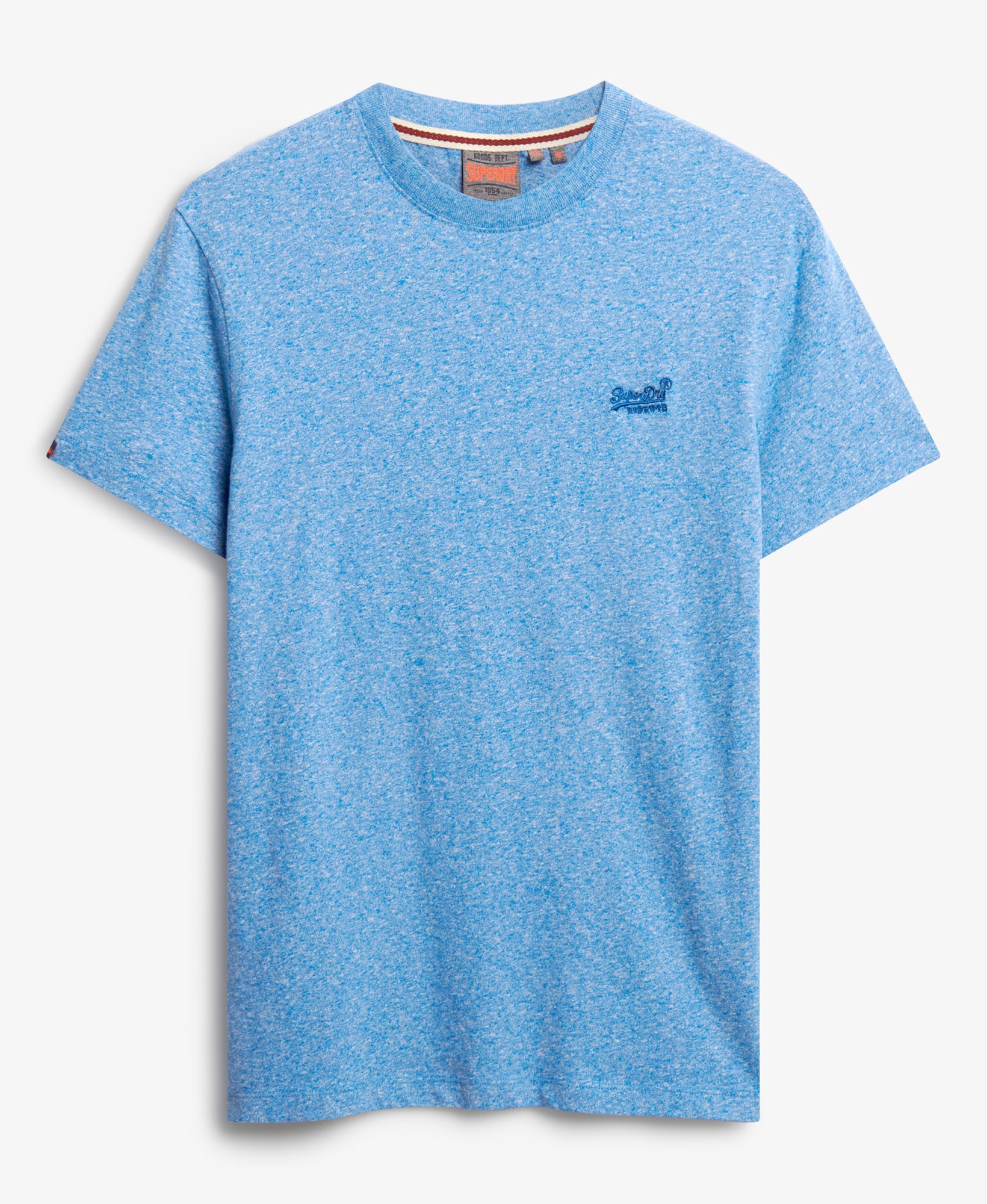 Essential Logo Embroidered Tee | Fresh Blue Grit