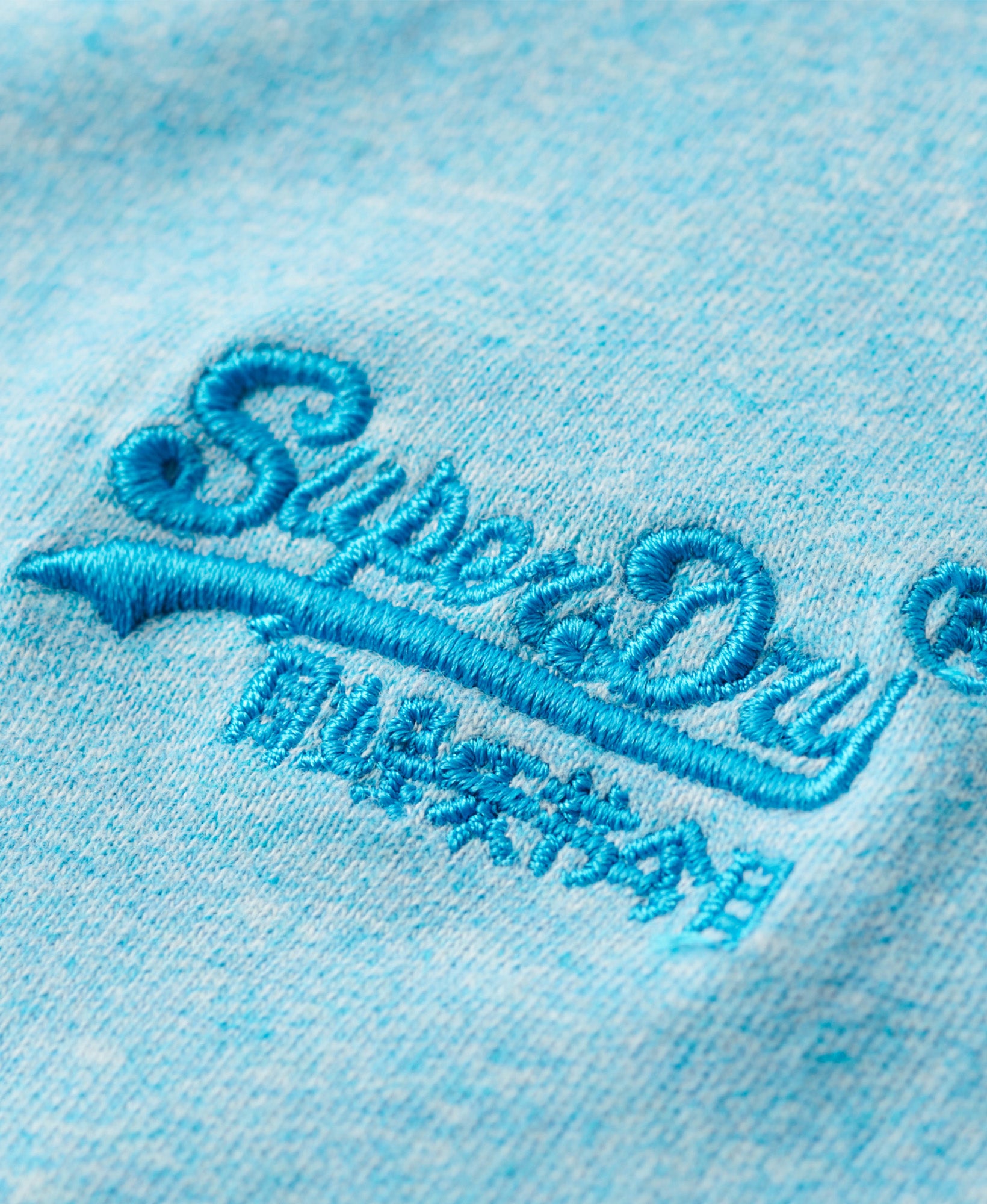 Essential Logo Embroidered Tee | Turquoise Sea Grit