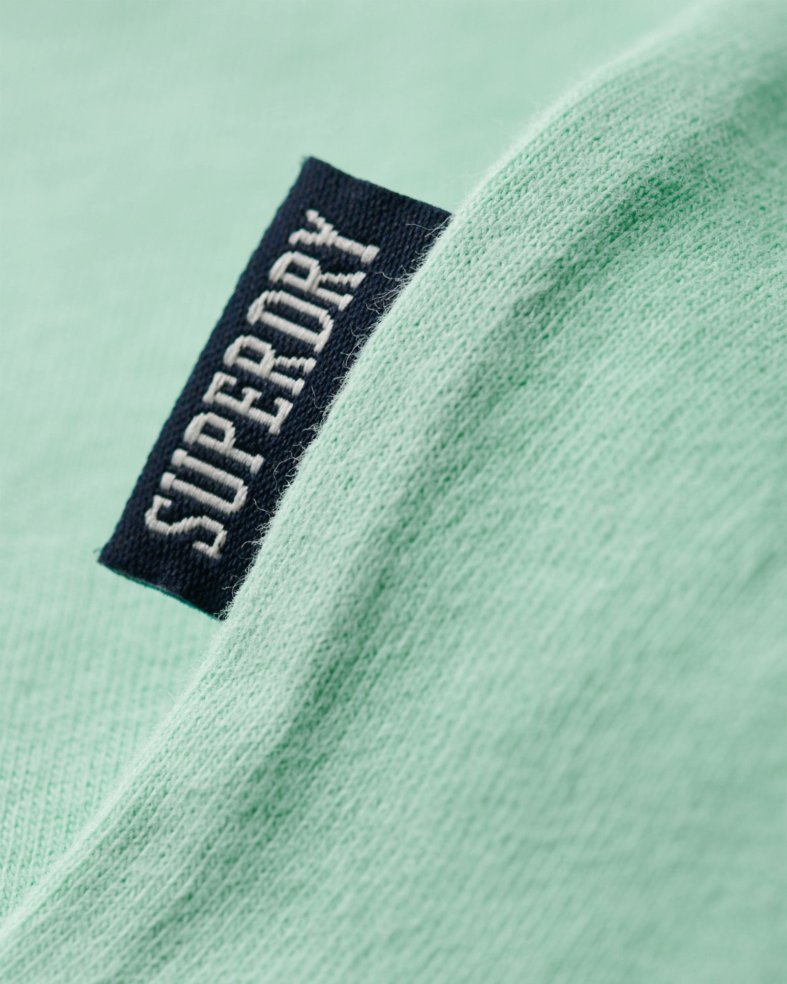 Essential Logo Embroidered Slim Fit Tee | Spearmint Light Green